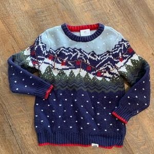 Hanna Andersson Ski Lift Fair Isle boys sweater